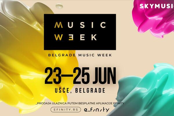 Belgrade Music Week ove godine u izmenjenom terminu - od 23. do 25. juna na Ušću