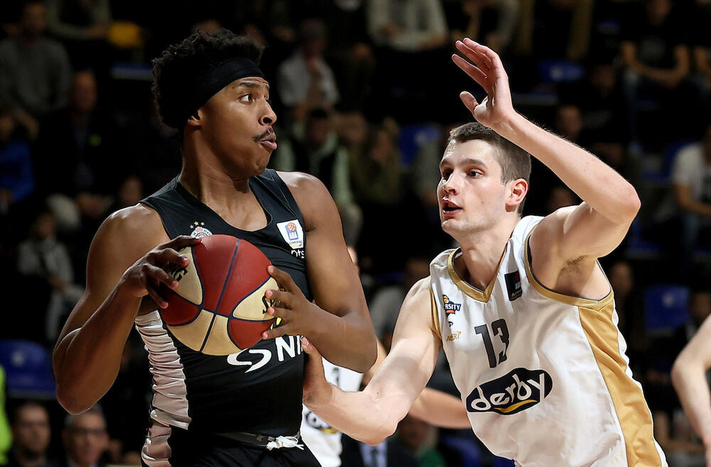 Detalj sa utakmice Partizana i Studentskog centra