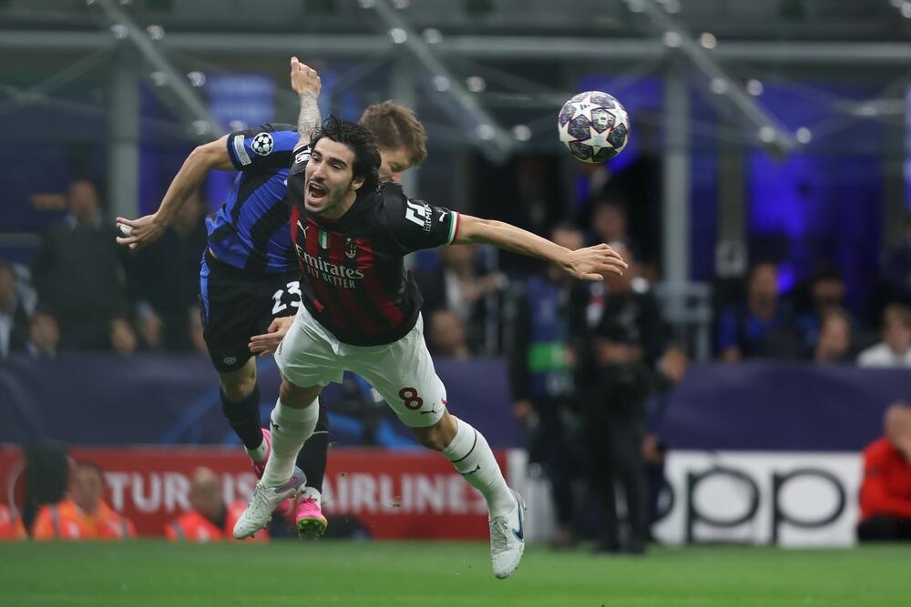 Sandro Tonali, Nikolo Barela, FK Inter Milan, FK Milan, Liga šampiona