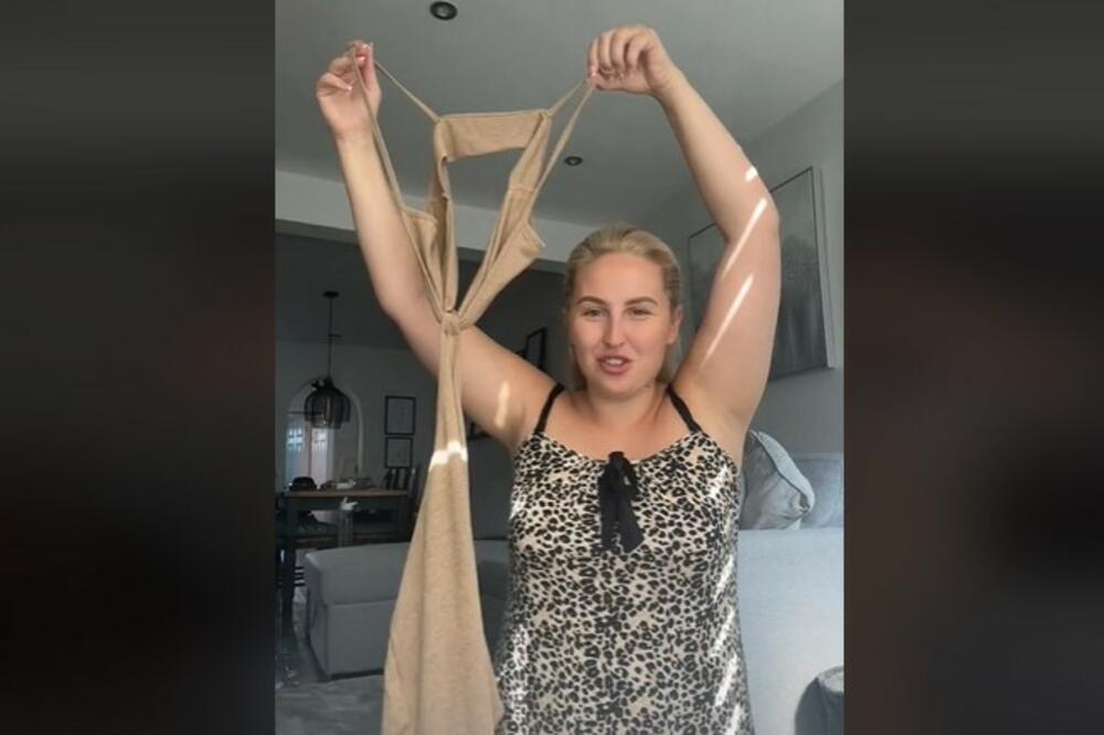 NARUČILA JE HALJINU IZ SNOVA, A ONDA JE OTVORILA PAKET: Kada vidite KAKO JOJ STOJI neće vam BITI DOBRO, HIT (VIDEO)