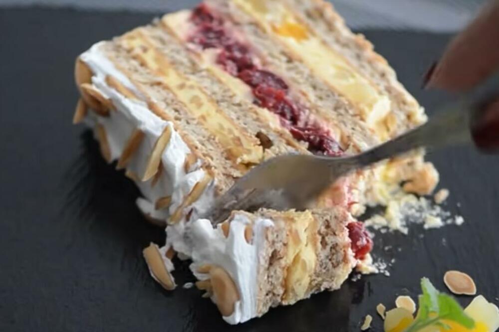 TORTA SA ČETIRI FILA ĆE VAS IZUTI IZ CIPELA KOLIKO JE DOBRA: Kako i sam naziv kaže FANTASTIČNA JE, svi traže REPETE