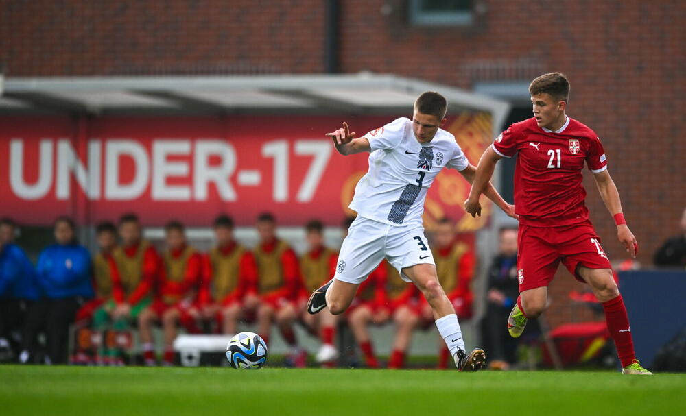 Kadetska fudbalska reprezentacija Srbije, Evropsko prvenstvo u fudbalu za kadete, Kadetska reprezentacija Slovenije