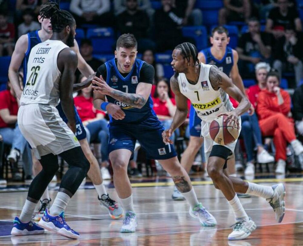 Detalj sa utakmice Studentskog centra i Partizana