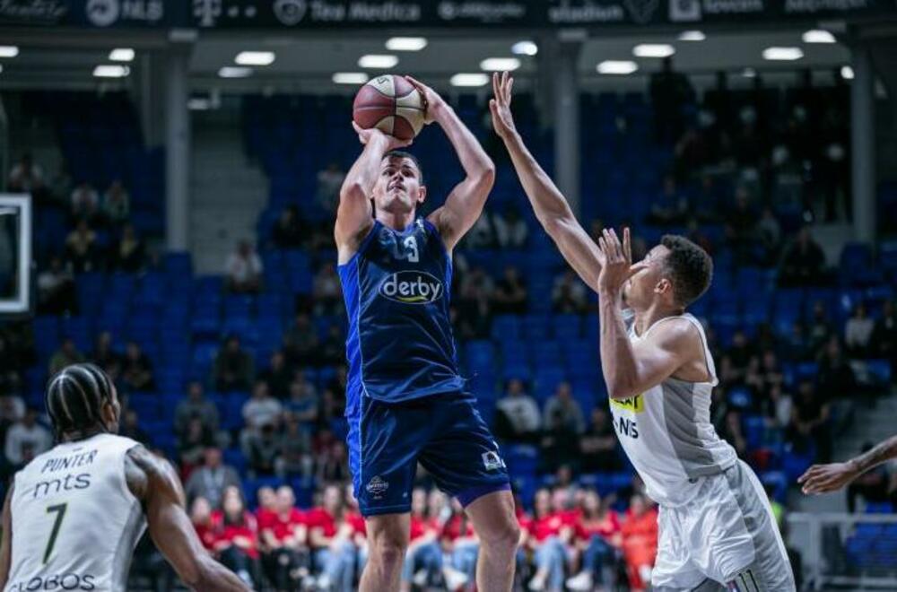 Detalj sa utakmice Studentskog centra i Partizana