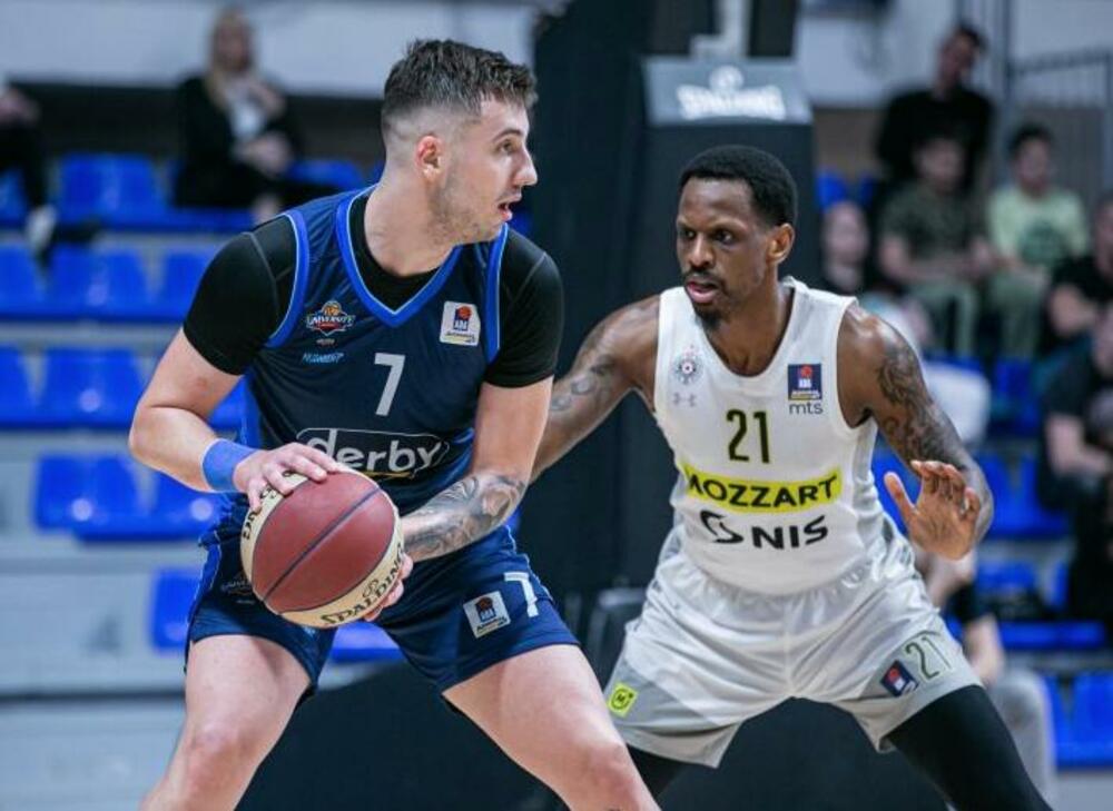 Detalj sa utakmice Studentskog centra i Partizana