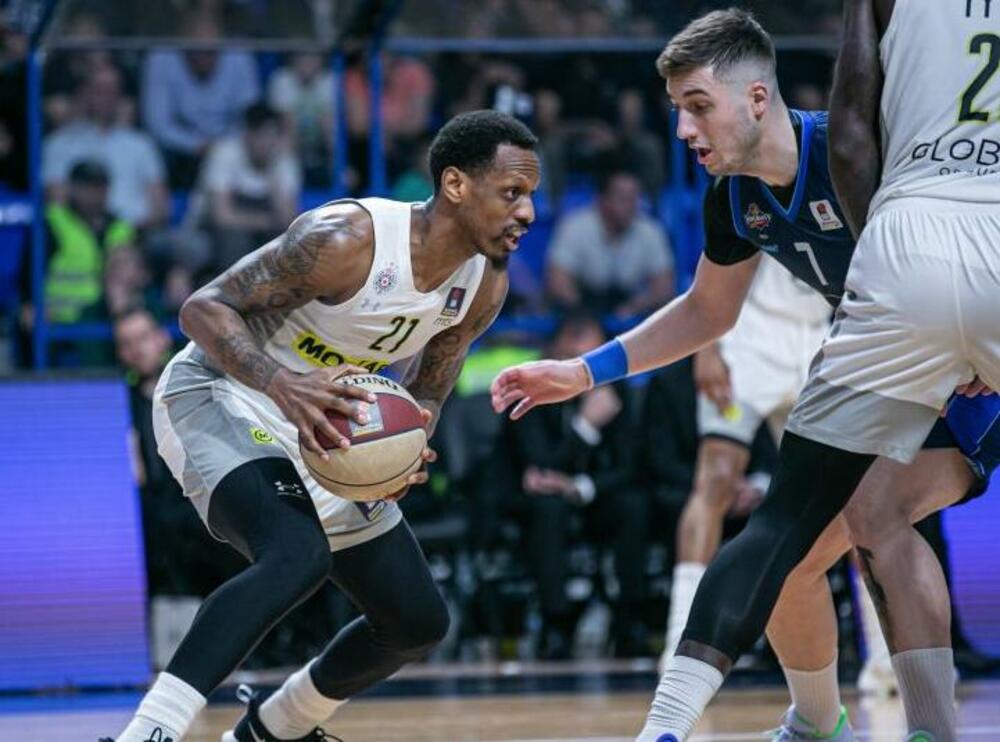 Detalj sa utakmice Studentskog centra i Partizana