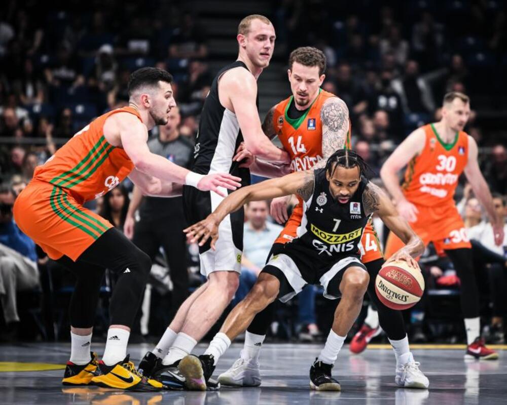 KK Partizan, KK Cedevita Olimpija, Kevin Panter, Džejlen Adams, Alen Smailagić