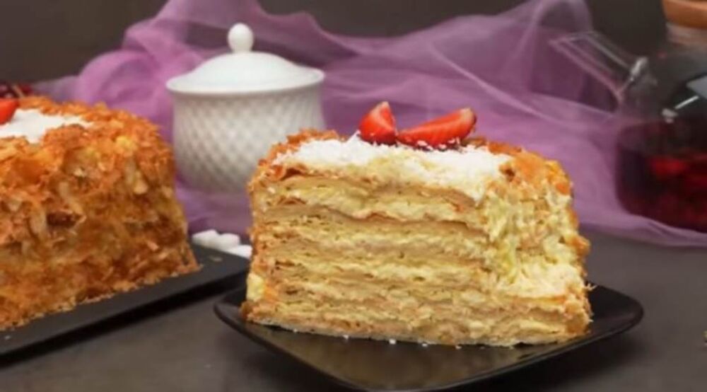 Napoleon torta, Torta