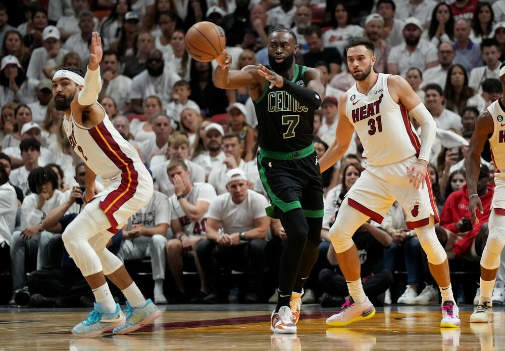 Detalj sa utakmice Majamija Hita i Boston Seltiksa