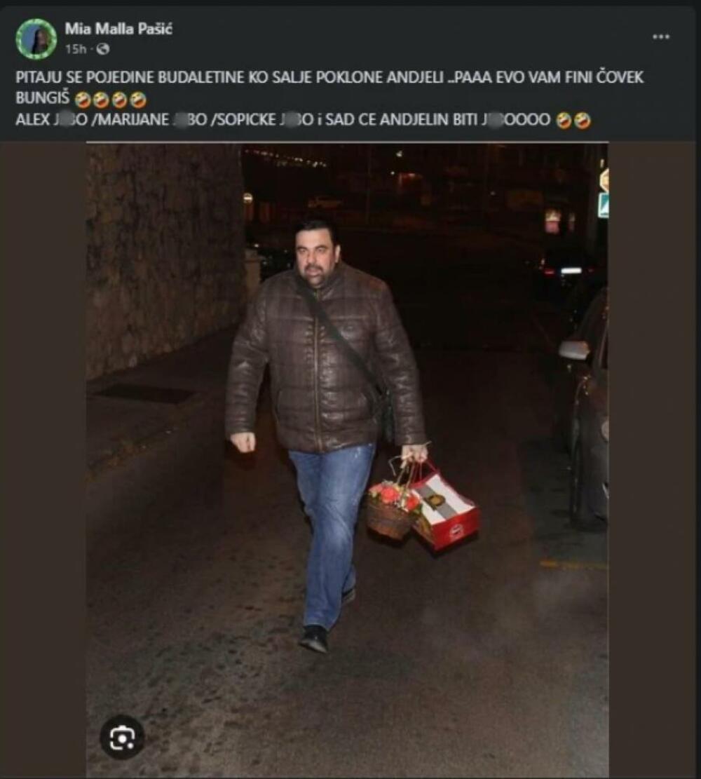 Nebojša Bojović šalje poklone Anđeli?