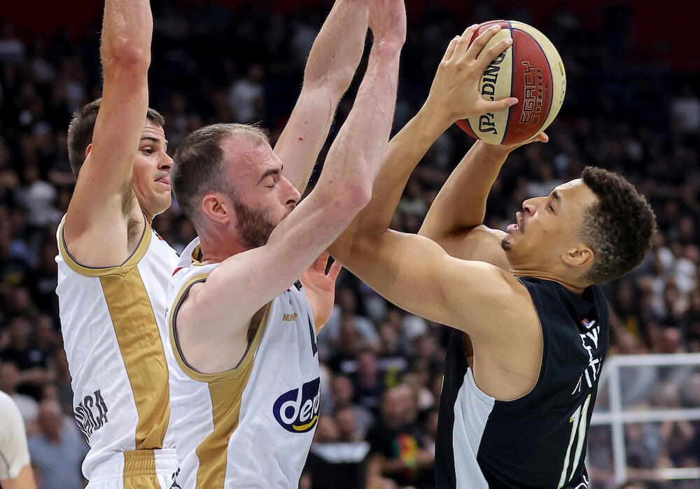 Detalj sa majstorice Partizana i Studentskog centra