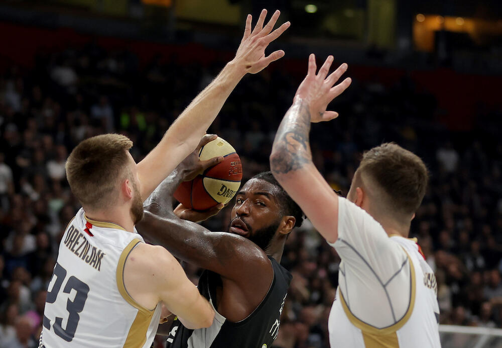 Detalj sa majstorice Partizana i Studentskog centra