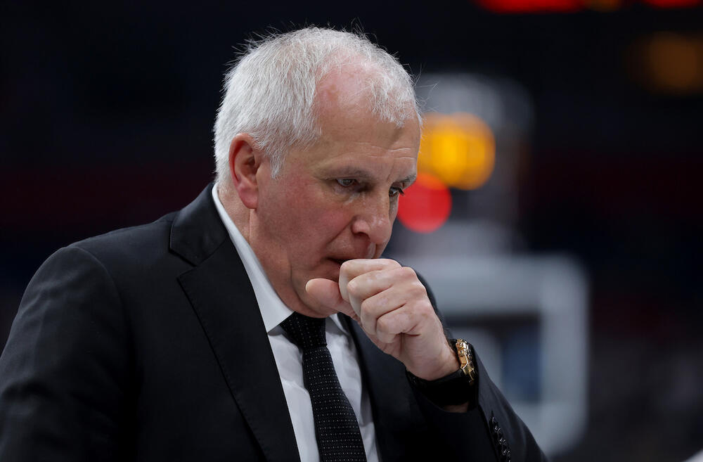 Željko Obradović na utakmici Partizana i Studentskog centra