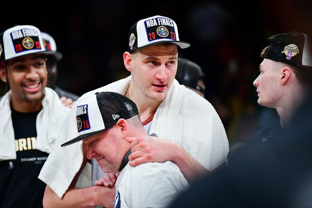 Nikola Jokić i Majk Meloun