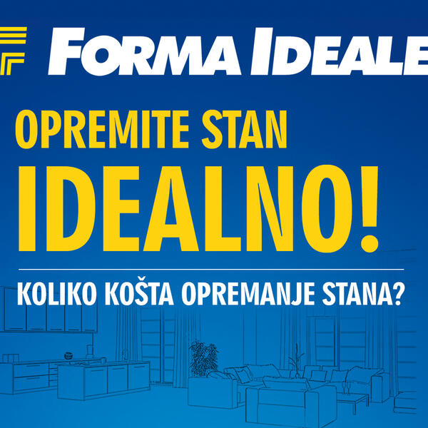 Saznajte koliko košta opremanje stana od 45 m2, kada kupujete na popustima!