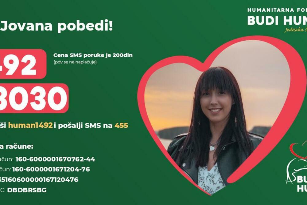 DA BI SE VRATILA NJENOJ PRVOJ LJUBAVI - JOVANI JE POTREBNA NAŠA POMOĆ: Bori se sa opakom bolešću, pomozimo svi