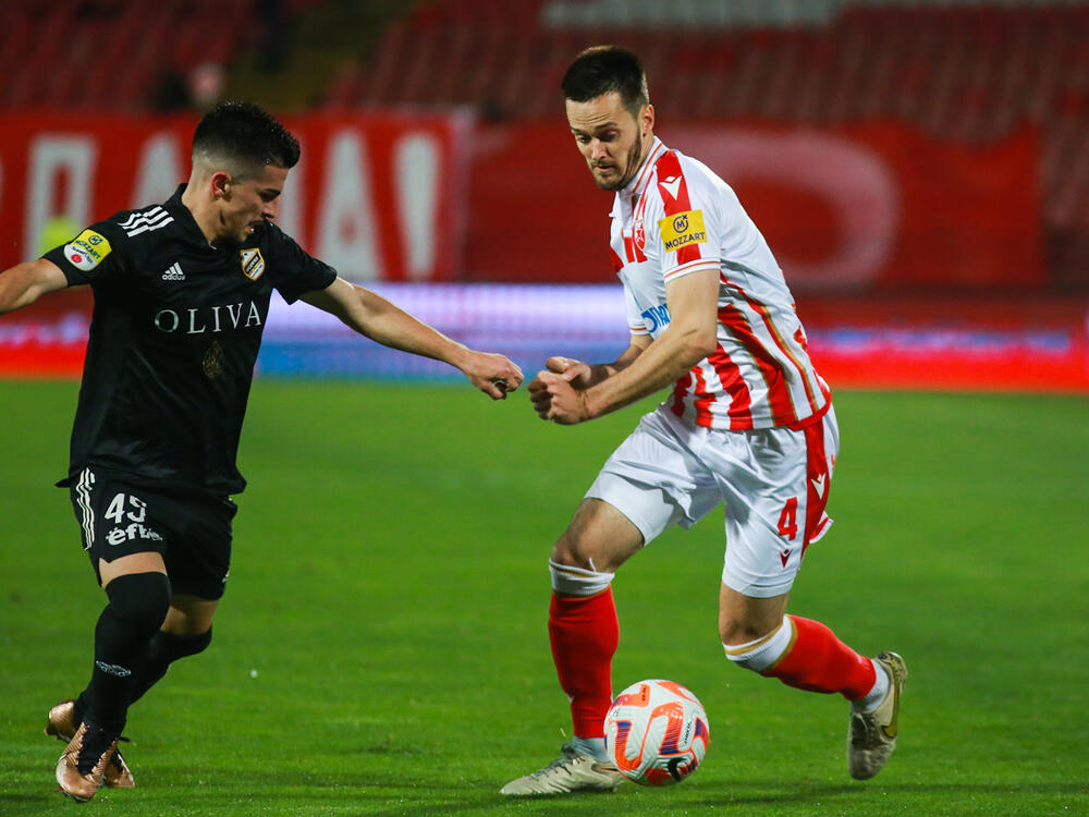 Mirko Ivanić na utakmici Crvene zvezde i Čukaričkog