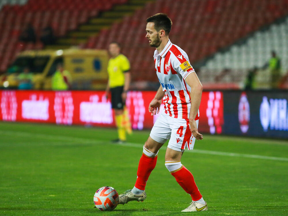 Mirko Ivanić na utakmici Crvene zvezde i Čukaričkog
