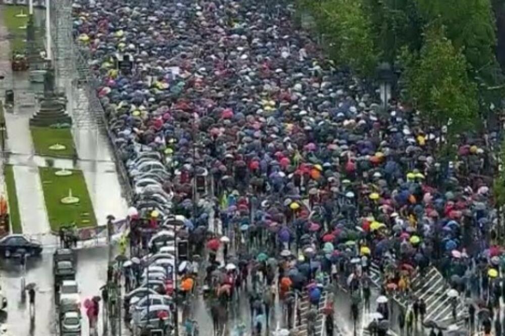 ZAVRŠEN PROTEST U BEOGRADU: Zaustavljen saobraćaj bio je u ovim delovima