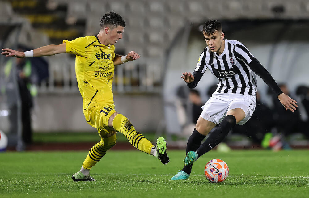 Samed Baždar na utakmici Partizana i Voždovca