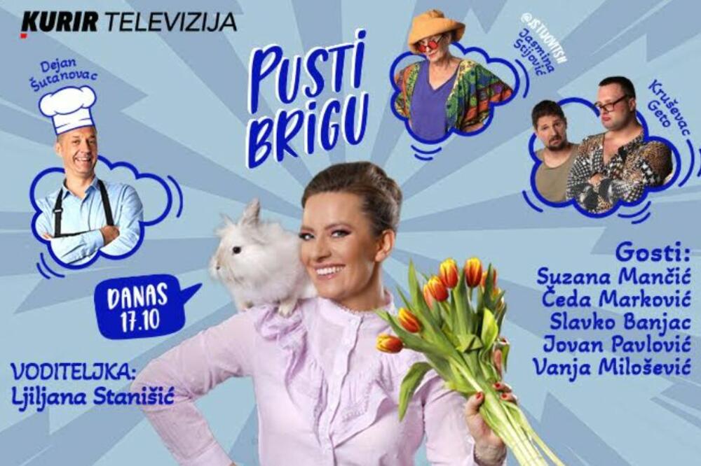 PUSTI BRIGU U NEDELJU NA KURIR TELEVIZIJI! Suzana Mančić o ljubavi iz mladosti pa otkrila kako sada održava brak