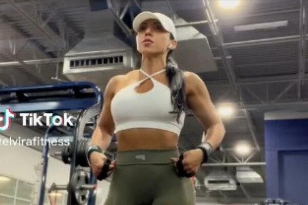 MUŠKARCIMA PADAJU VILICE KAD SE ONA OKRENE: Zbog pozadine NEMA MIRA u teretani, prizor ostavlja bez DAHA (VIDEO)