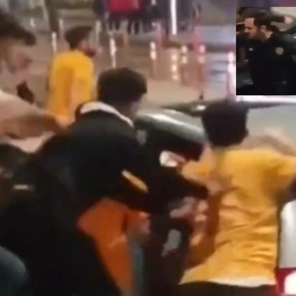 HOROR SCENA: Navijači Galatasaraja napali čoveka, a onda je on krenuo u kontranapad - MAČETOM! (VIDEO)