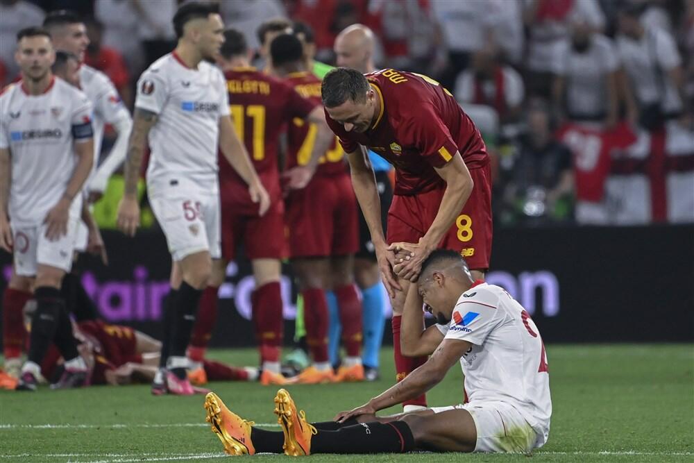 Nemanja Matić na utakmici Sevilje i Rome u finalu Lige Evrope
