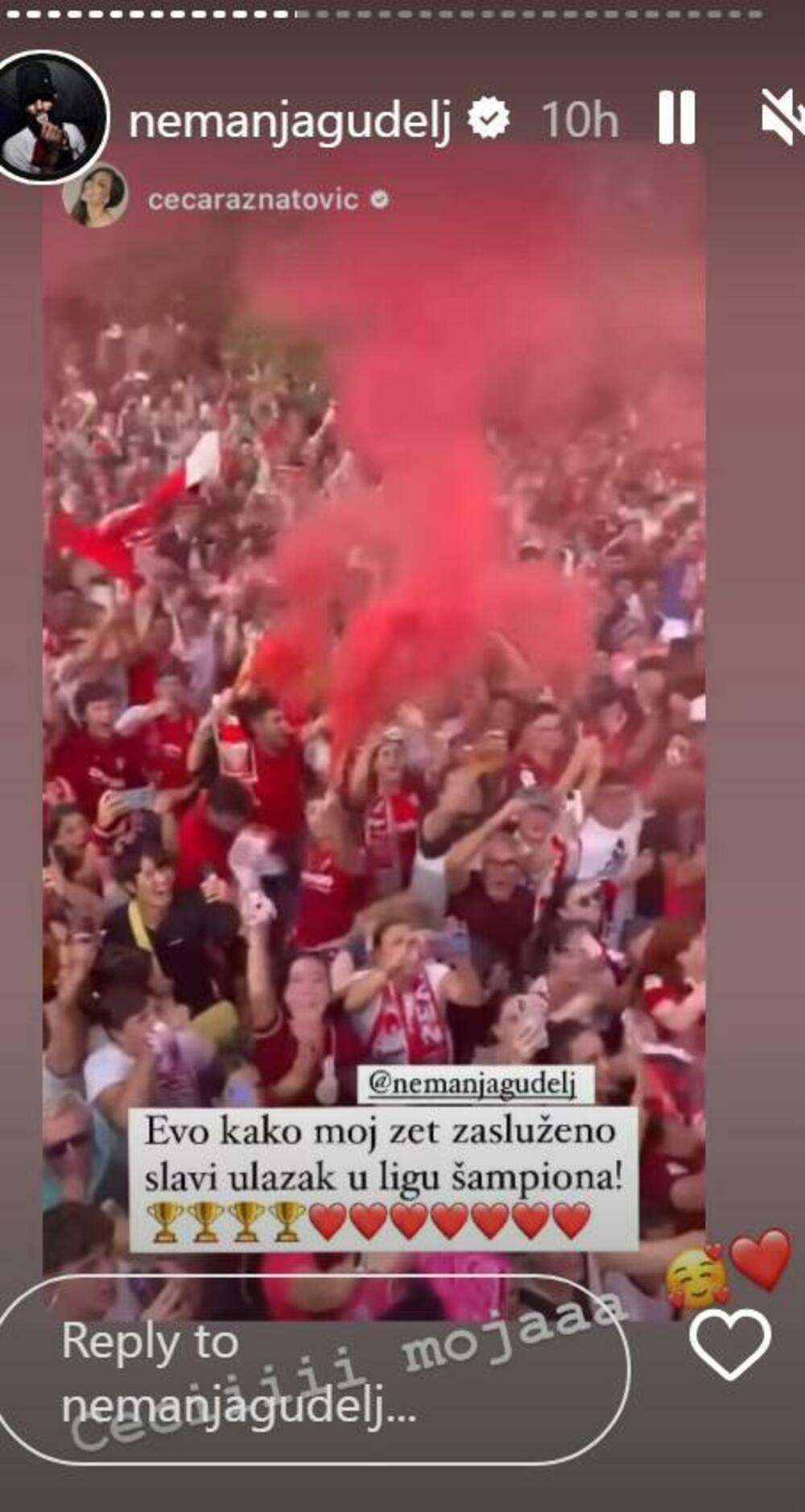 Nemanja Gudelj se obratio Ceci