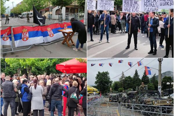 (UŽIVO) SEDMI DAN KRIZE NA SEVERU KIM: Srbi mirno PROTESTUJU, Lajčak i Eskobar 5. i 6. juna u Beogradu i Prištini