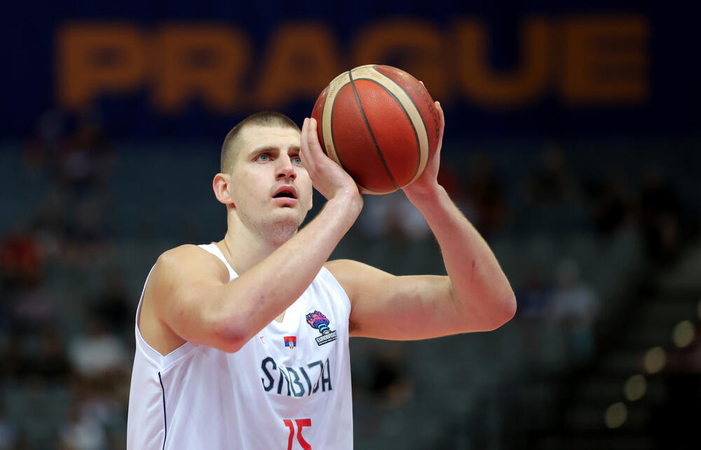 Nikola Jokić u dresu reprezentacije Srbije