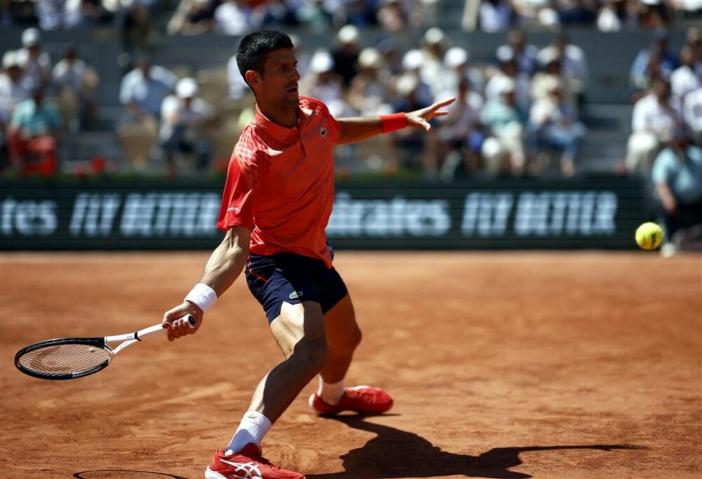 Novak Đoković na meču sa Huanom Pablom Variljasom