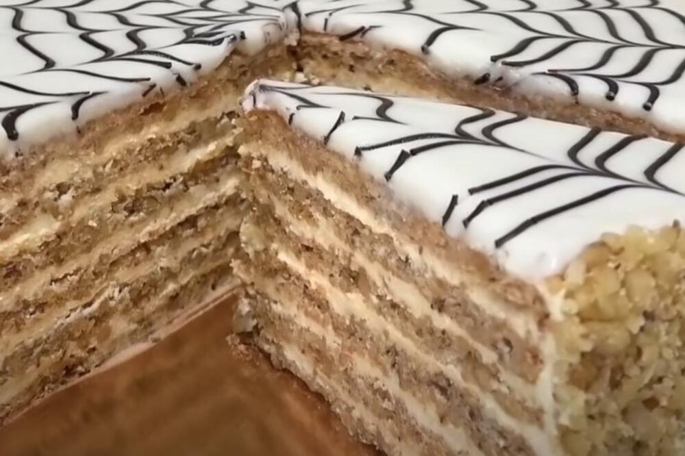 Ova torta se pravi po originalnom mađarskom receptu! Ima čak 5 kora, a nijedna svečanost ne prolazi bez nje