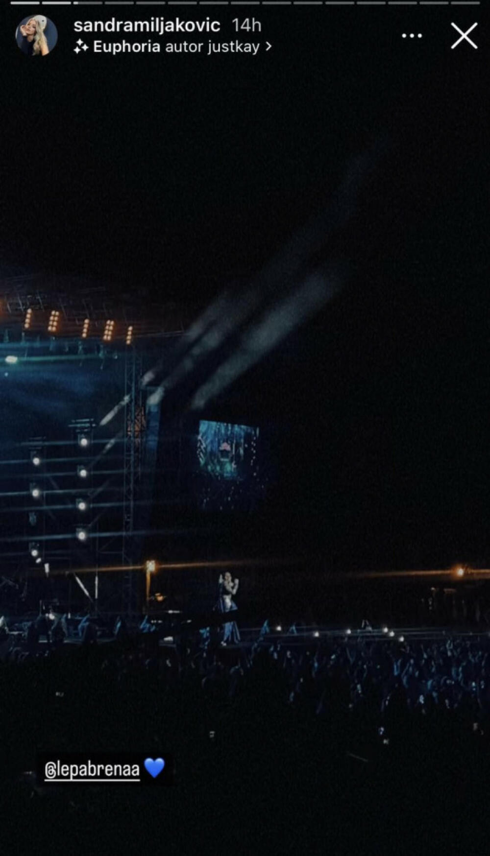 Bivša snajka došla na koncert