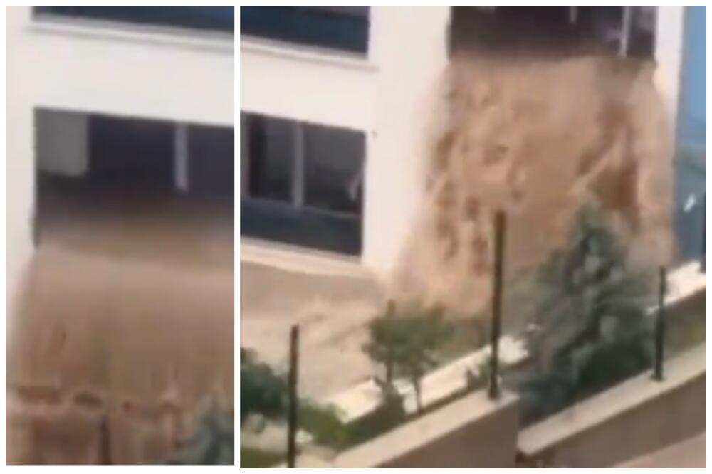 POPLAVE RAZORILE PRESTONICU TURSKE: Nameštaj leti sa terase, ovakve scene nismo videli! (VIDEO)