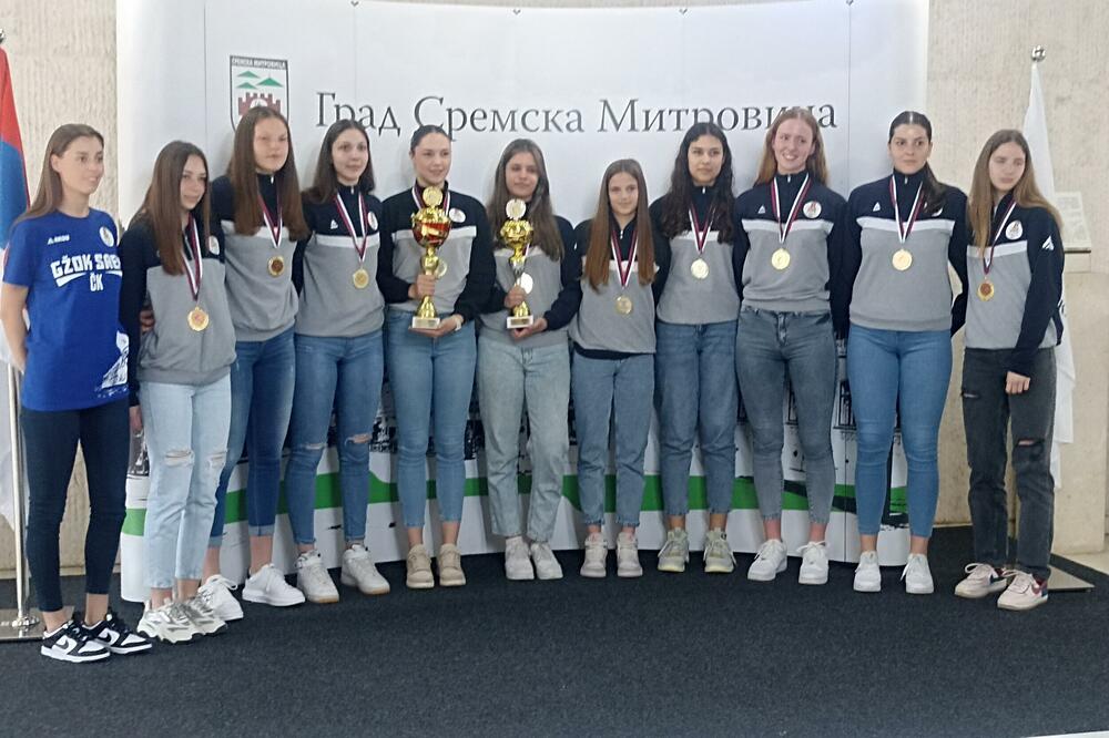 SREMSKA MITROVICA: Pionirke i kadetkinje GŽOK &ldquo;Srem&rdquo; OSVOJILE PRVU LIGU SRBIJE