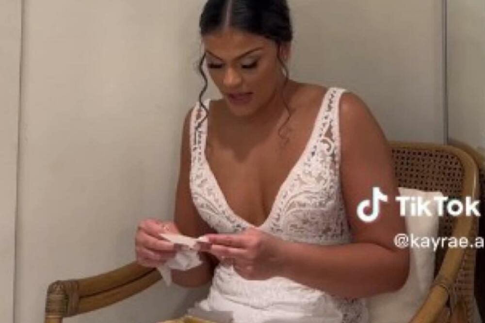 NA DAN VENČANJA MLADA DOBILA PISMO OD MLADOŽENJE KOJE NIJE BILO NAMENJENO NJOJ: Suze su se samo NIZALE (VIDEO)