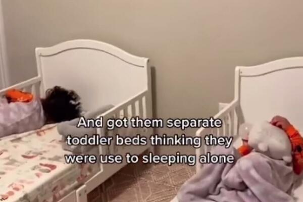 OSTAVILA BLIZANCE U ZASEBNIM KREVETIĆIMA, PA DOŽIVELA ŠOK: Kad je došla da ih proveri PRENERAZILA SE (VIDEO)