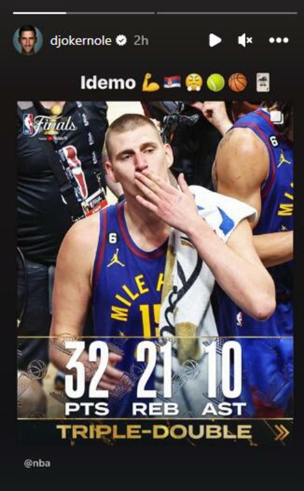 Novak Đoković, Nikola Jokić