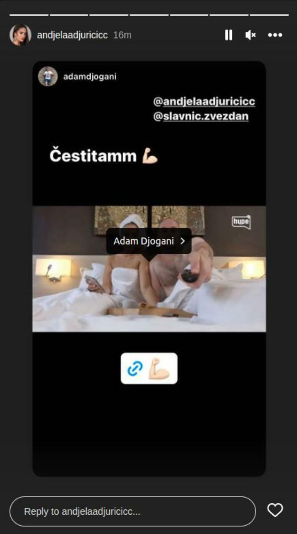 Objava Anđele Đuričić