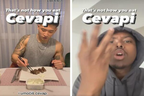 KINEZ I AFROAMERIKANAC SE POSVAĐALI ZBOG SRPSKIH ĆEVAPA: "Šta to radiš, brate, da li si lud, gde su luk i somun?"