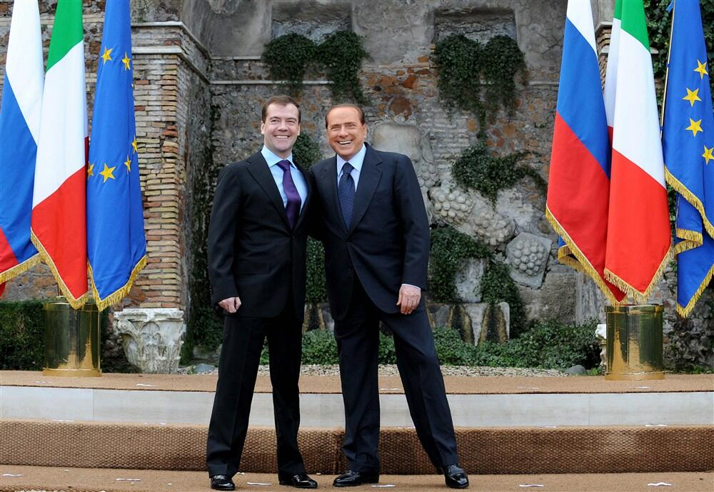Medvedev i Berluskoni