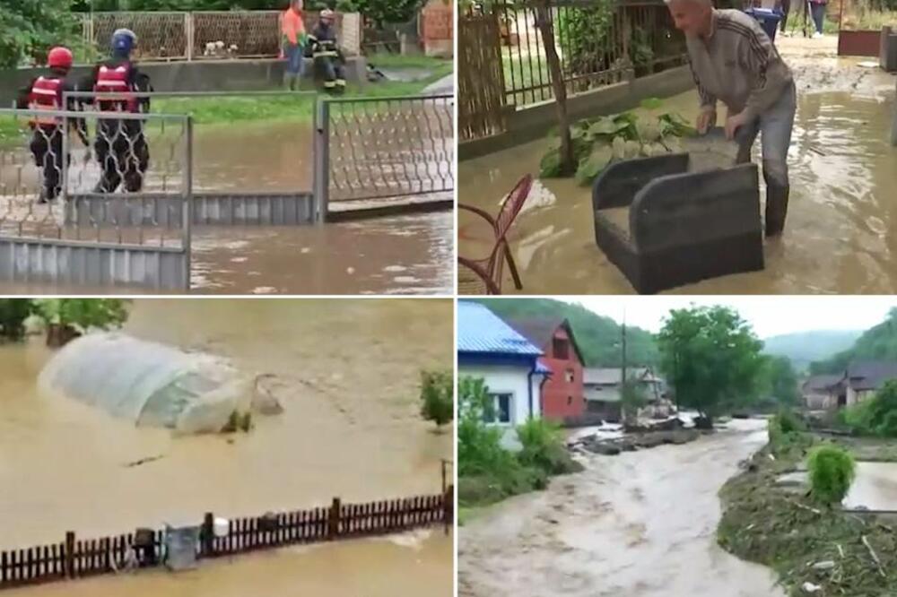 POPLAVE PARALISALE SRBIJU: Stanovnici EVAKUISANI, kuće POD VODOM, obustavljen saobraćaj na pruzi kod Jagodine