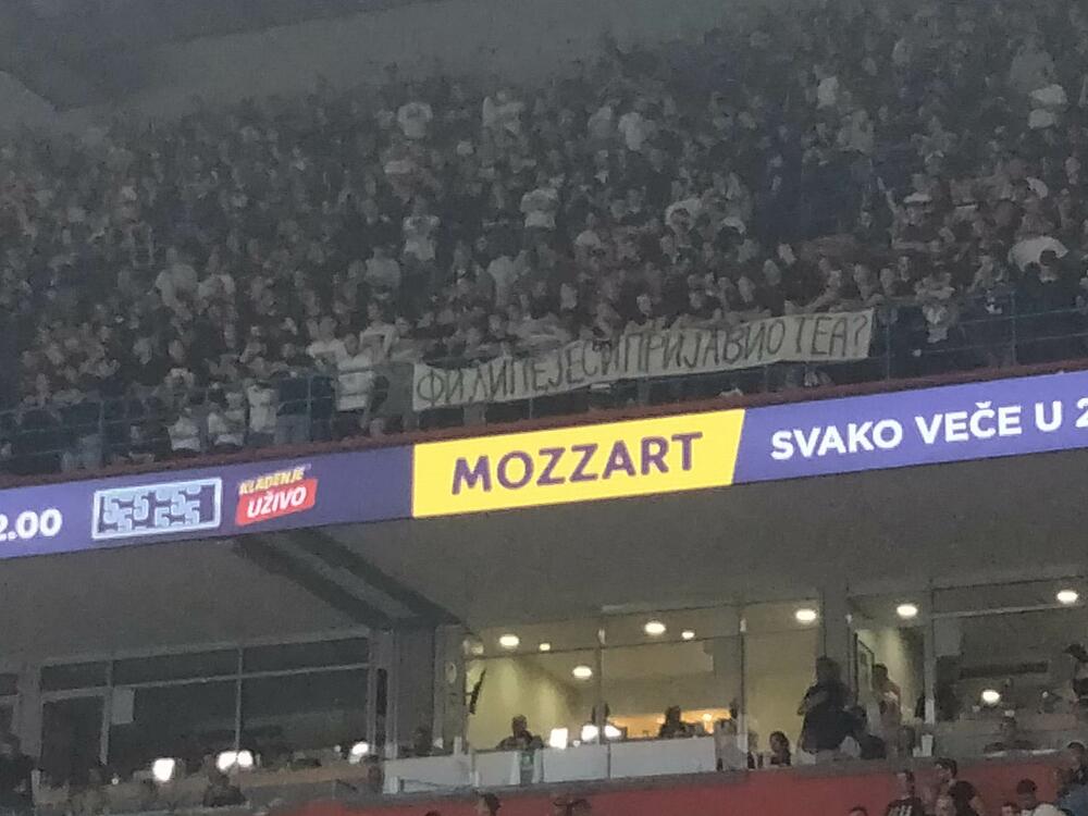 Miloš Teodosić, Filip Petrušev, Grobari, Navijači Partizana