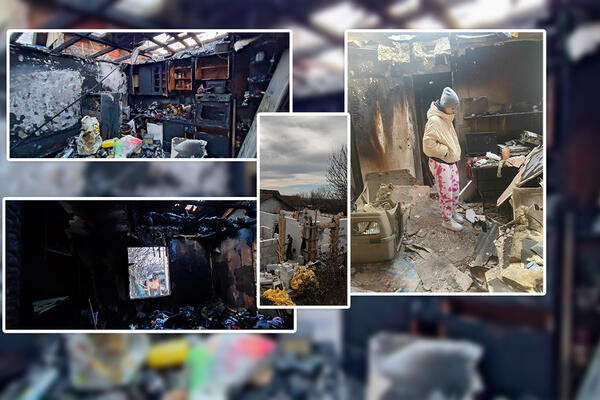 MILICA JE ČULA ĆERKIN VAPAJ, KAD JE DOTRAČALA, KUĆA JE GORELA: Katanići su jedva preživeli požar, pomozimo im