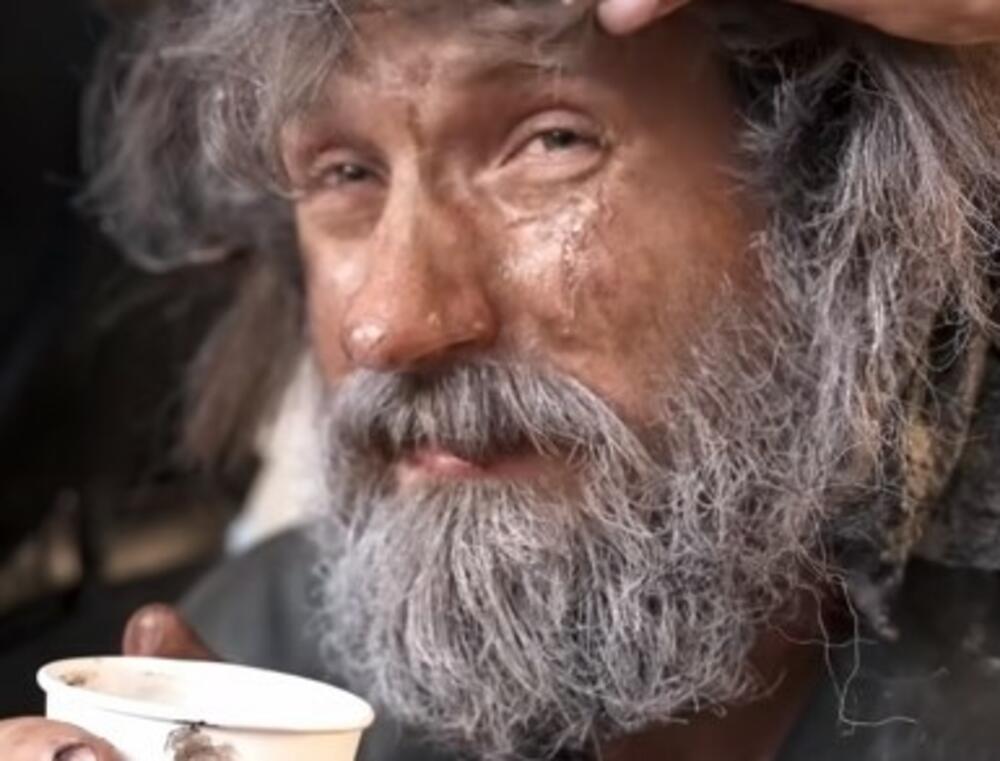 Beskućnik / ilustracija