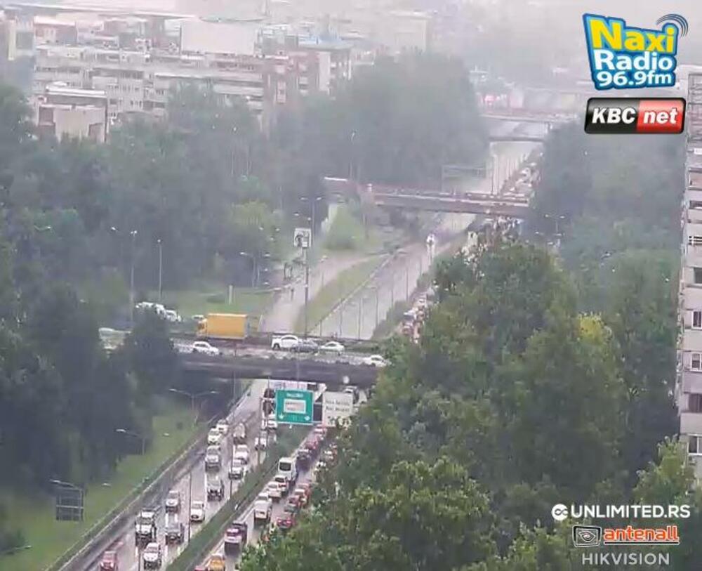 Auto put prema Novom Beogradu