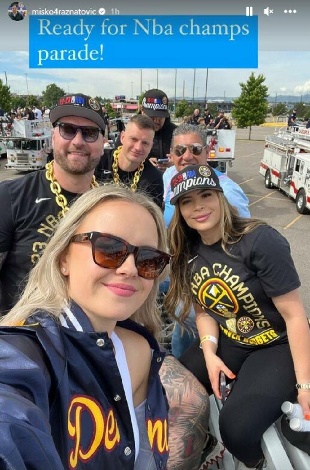 Miško Ražnatović, Natalija Jokić, Strahinja Jokić, Nemanja Jokić