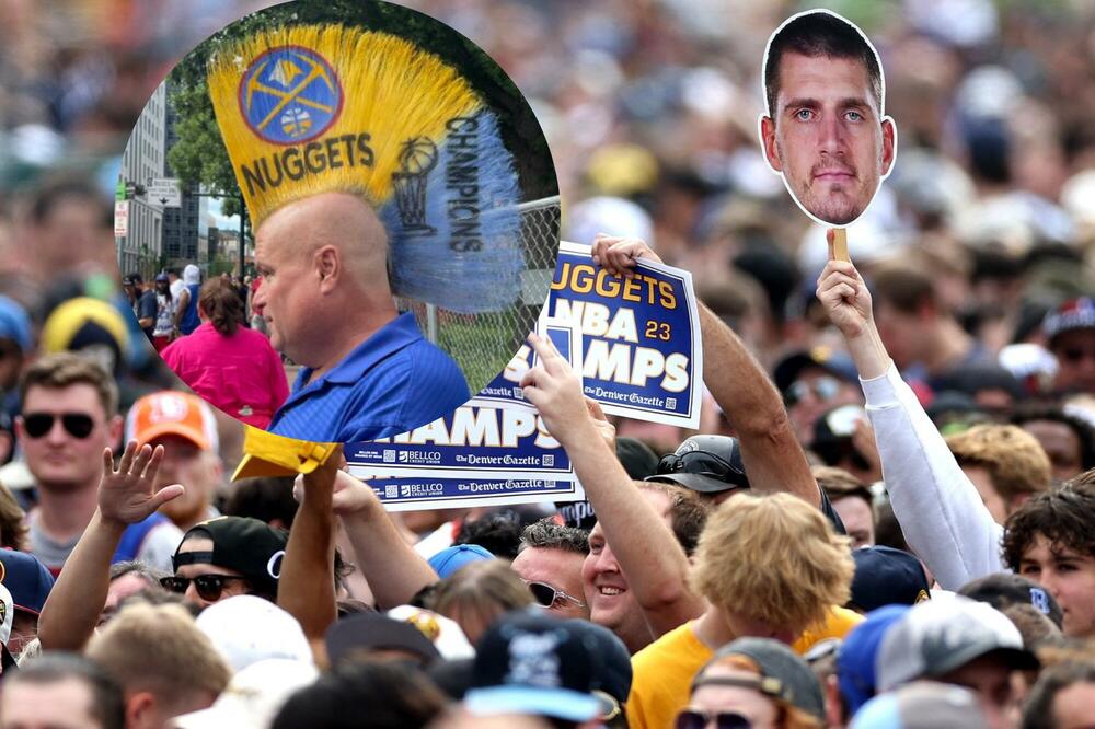 OVAJ NAVIJAČ DENVERA JE POBEDIO SVE: Najluđa frizura za najluđu proslavu i doček Jokića i drugova! (FOTO)