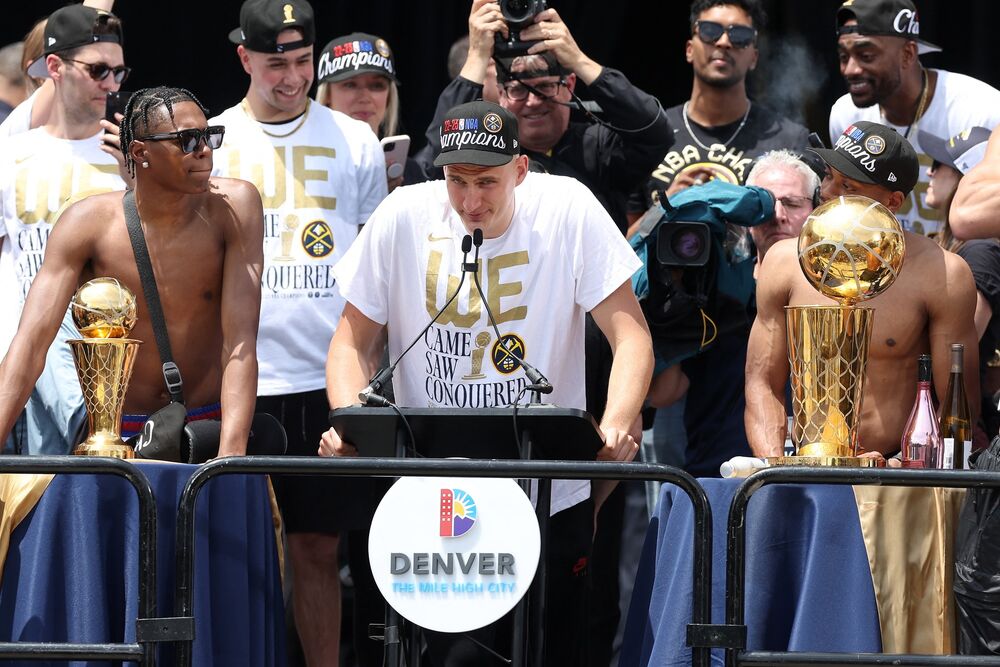 Nikola Jokić na šampionskoj paradi